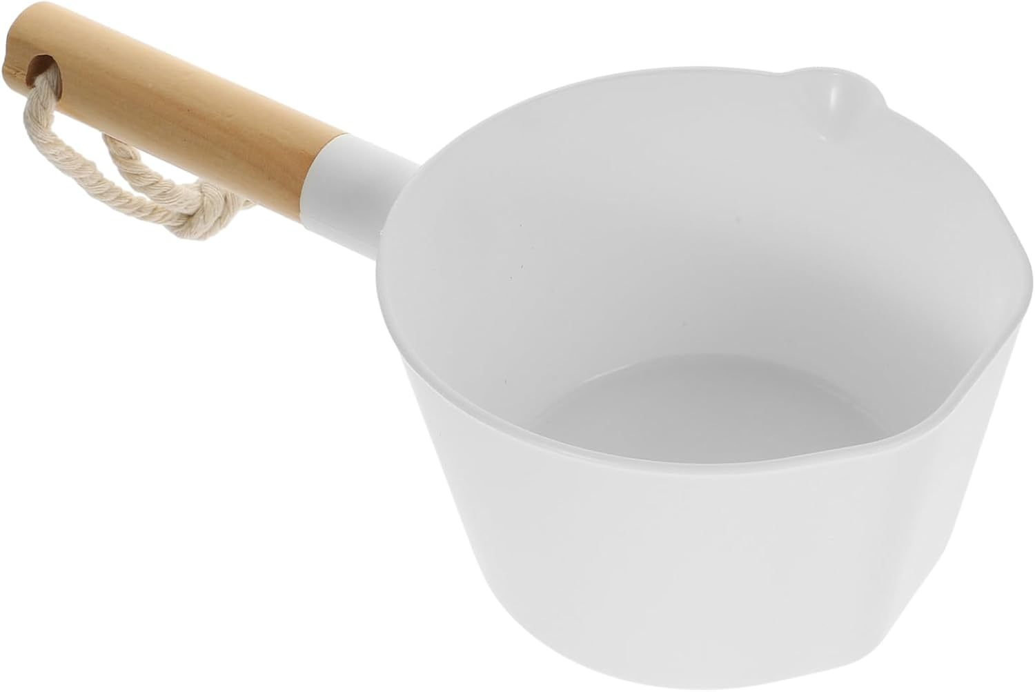 Long Handle Wooden Water Scoop Water Ladle for Home Bathroom Accessories for Bathing