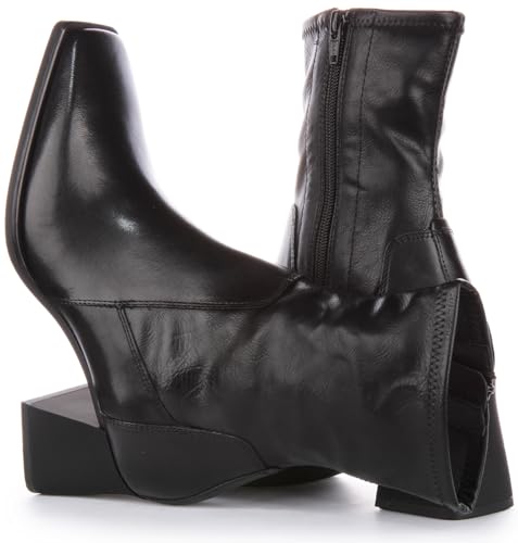 Vagabond Shoemakers Hedda Leather Short Stretch Women’s Booties - Cow Leather Upper - Textile Lining4