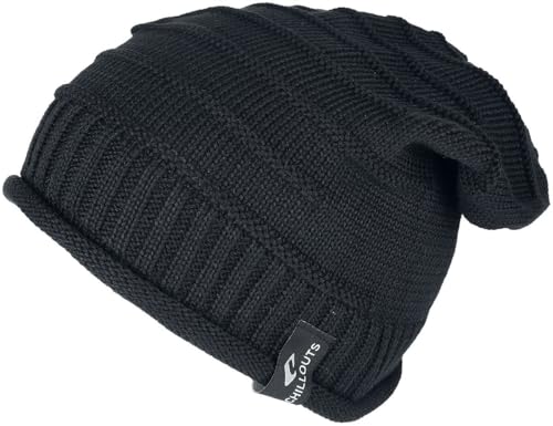 CHILLOUTS Erik Hat Unisex Mütze- Beanie Herren Winter Warm, Mütze Damen Winter, Unisex Wintermütze Kälteschutz, Hochwertige Beanie schwarz – Ansicht 1