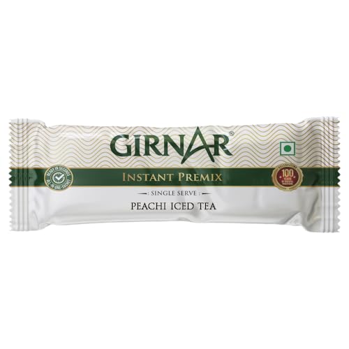 Image of Girnar Instant Premix Iced Tea - Peach Flavour (10 Sachets)