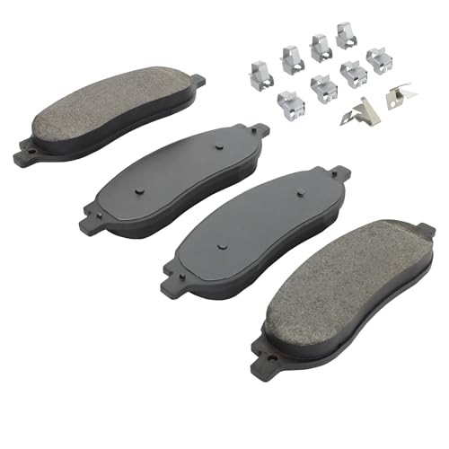Image of QUALITY-BUILT Rear Semi-Metallic Brake Pads, Premium 1001-1068M, Compatible with 2005-2007 Ford (F-250 Super Duty,F-350 Super Duty)