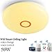 Produktbild WIFI LED Deckenleuchte dimmbar 50W arbeitet mit Alexa, Google Home, App und Fernbedienung Wifi Smart RGB Farbwechsel LED Deckenlampe