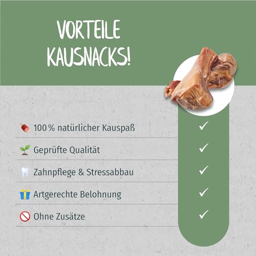 Primo Serrano-Knochen halbiert 1Stk. 370g | Hundekausnack 100% natürlich | Knackig & aromatisch | Zahnpflege & gesunde Beschäftigung