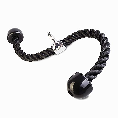 Puxador de Tríceps Crossover Corda Musculação Vollke