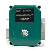 U.S. Solid 2 Wege Motorkugelhahn elektrisch – Edelstahl 1 1/4 Zoll DN32, 9-24V AC/DC, stromlos geschlossen, Full Port, 2-Draht-Auto-Rückkehr – Ansicht 6