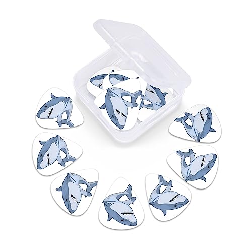 Lot de 12 médiators en forme de poisson pour guitare électrique et basse - Les Beatles, Paul McCartney, John Lennon, RIngo Starr, George Harrison Lot de 12 médiators en forme de poisson pour guitare électrique et basse – Image 7