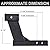 REYSUN 864081 Trailer Hitch Extender with 10-inch Riser/Drop, 2 inch Hitch Receiver, Solid Shank, 10000lbs Capacity