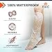 Fixic Cast Covers for Shower Leg 2 PCS - 100% Waterproof Cast Cover Bags for Showering - 28
