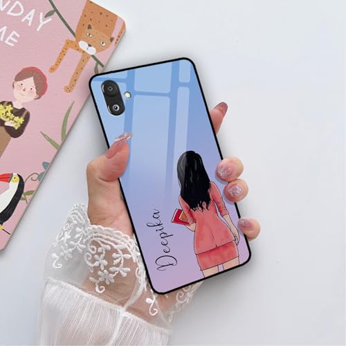 Image of COLORflow Back Cover Compatible with Samsung F14 5G | Professional Girl Color Customized | Shockproof TPU Bumper with Camera Protection Back Cover Compatible with Samsung Galaxy F14 5G