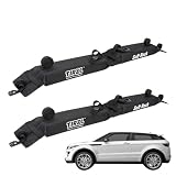 Porta kayak per auto, 1 paio di portabagagli universali pieghevoli per tetto auto - SUVs 60KG Capacità di peso Portapacchi con borsa portaoggetti per paddleboard/canoa/windsurf