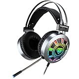 ★ Dieser Kopfhörer ist ein kabelgebundener Computer-Kopfhörer, der für Familien-Desktop-Computer, Internetcafé und Internetcafé geeignet ist. Es gibt zwei 3,5-Stecker, Notebook, Handy, PS4 müssen mit Übertragungskabeln ausgestattet sein, um zu verwenden.
