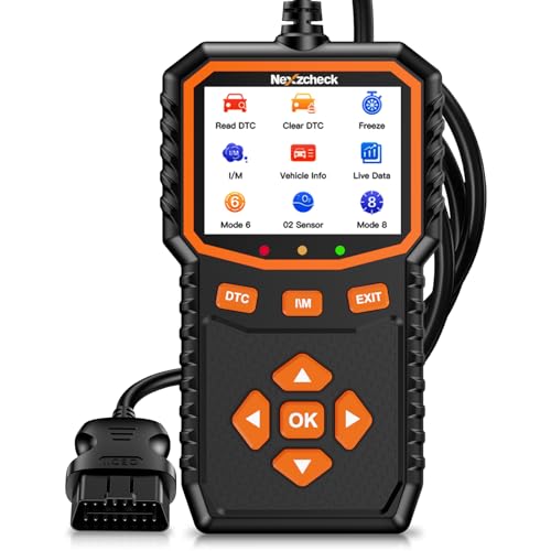 OBD2 Diagnosegerät OBD Auto Adapter: EOBD Auto Diagnose mit Vollständigen OBD-II Funktionen Motor Fehlerauslesegerät für BMW VW Mercedes Audi KFZ Diagnosegerät Deutsch für Alle OBD2 Scanner Fahrzeuge