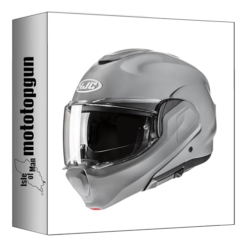 Casque modulable HJC F100 gris taille L, l'excellence signée Mototopgun