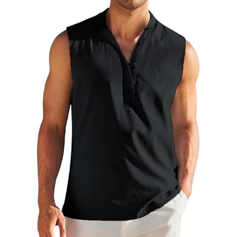 Lonsdale Mens Summer Casual Vest Tops Cover