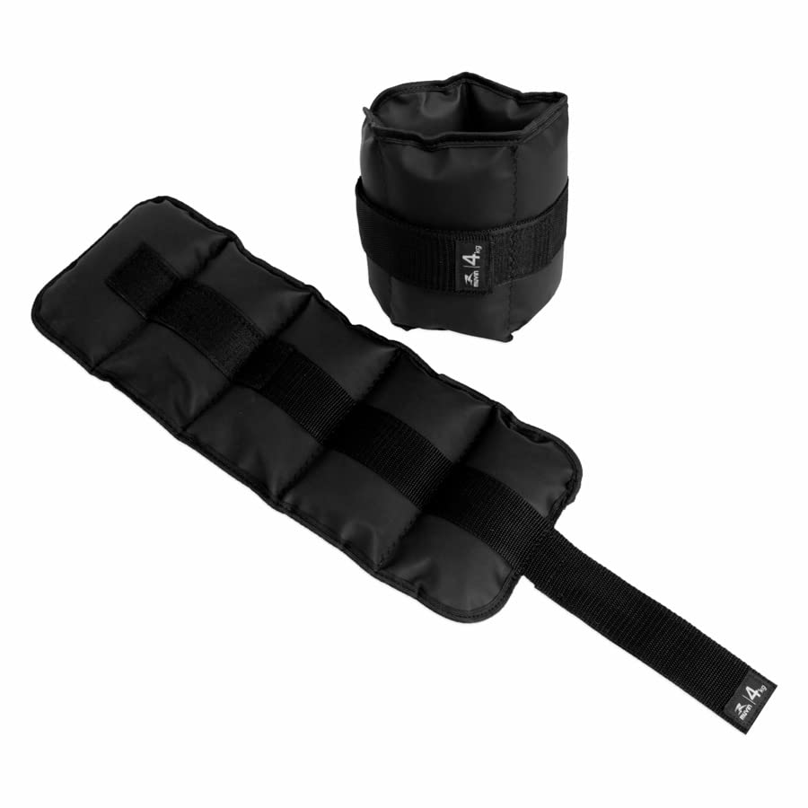 Caneleira de Peso 4kg Muvin – Tornozeleira – Ajustável – Academia – Treino – Exercício –