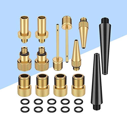 Conjunto adaptador de válvula BesPORTBLE para bomba de ar de pneu de bicicleta, bomba esférica, kits