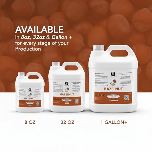 Image of Dolce Flav Natural Hazelnut Flavoring Concentrate | Water Soluble | 32 Fl Oz