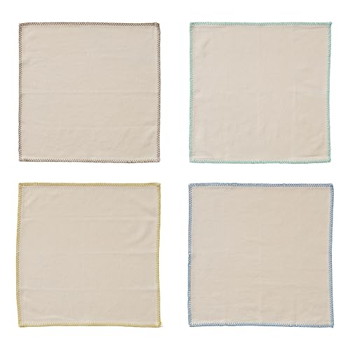 Set de Servilletas de Algodón 4 Piezas Multicolor miniatura 3