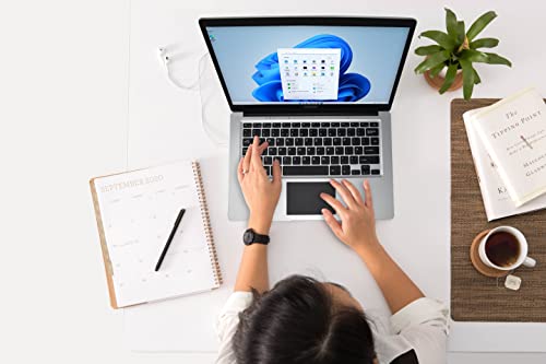 Fusion5 14.1" T90 N4 Intel Quad Core Windows 11 Home Laptop (Intel Celeron, N4120 Quad Core, 64Gb Emmc, 4Gb Ram, Windows 11, Dualband Wifi, Webcam, 2X Usb 3.0, Mini Hdmi) #TOP3