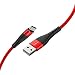 Produktbild MAGIX USB C Ladekabel 3A, Schnelllade-QC 3.0, sehr Beständig, Datenübertragung 480 Mbit / s USB-A 2.0 zu USB-C, für USB-Typ C Geräte (1 Stück) (rot) (120 cm)