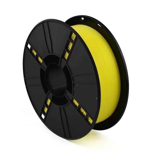 Herramienta compatible con Filamento PLA de 1,75 mm (1 kg/rollo, 2,2 lb) para impresora 3D SP-5, Ender-3, V2, S1 Pro, CR-10 y Ender-6.(Yellow)