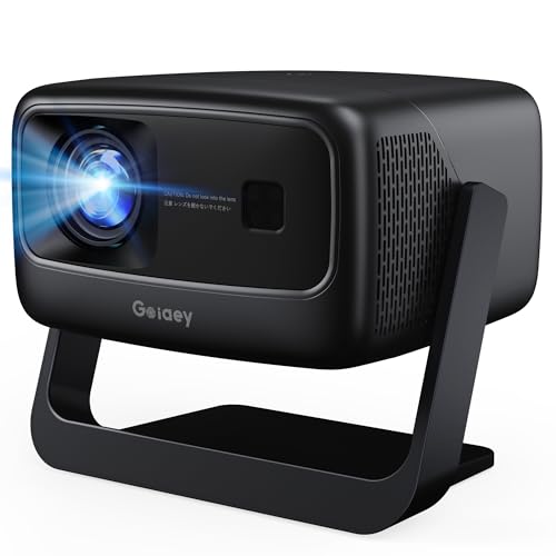 Image of [2000 ANSI/ Official-NetfIix/360°Stand] Outdoor Projector with WiFi and Bluetooth, Auto Focus, Auto Keystone 4K Projector Native 1080P Support 36W DoIby Audio Smart Proyector