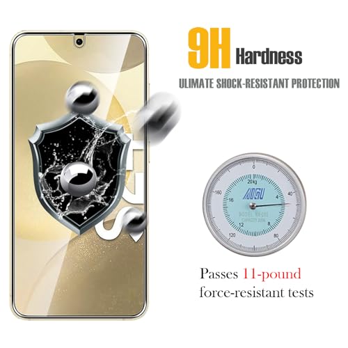 WFTE [2-Pack] Screen Protector for Samsung Galaxy S24 5G/S25 5G,Anti-Scratch,High Transparency,Anti-fingerprint,Bubble-Free,Dust-Free Premium Screen Protector Tempered Glass For Samsung S24 5G