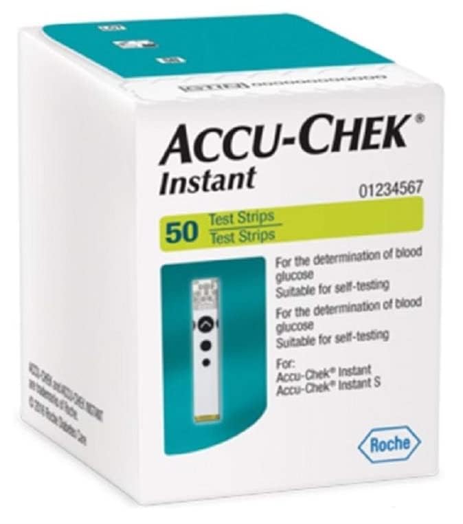 Accu-Chek Instant Test Strips 50 Count – Multicolor – ₹1004