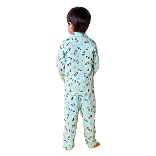 Image of Jam & Sugar Boys Cotton Printed Night Suit Set