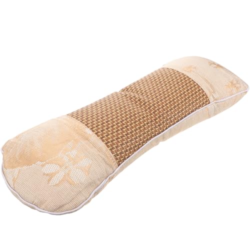 Oreiller cervical roulé soie glacée support nuque ergonomique