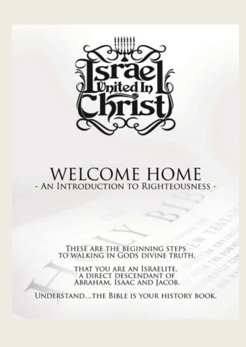 Image of Welcome Home an Introduction to Righteousness