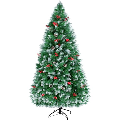 Árbol de Navidad Artificial - Árbol de Navidad Artificial de 180 cm con 1200 Puntas, Incluido Soporte para árbol de Navidad - Árbol de Navidad Árbol de Navidad