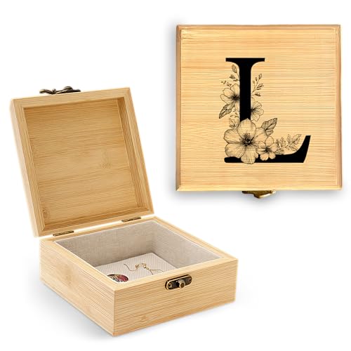 BJDAMAI Trinket Keepsake Caixa de armazenamento de joias de memória decorativa, aniversário, agradecimento, retorno, presente personalizado, meninas, mulheres, crianças, adolescentes, professores