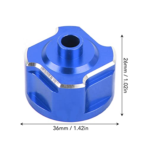 Tgoon Rc Car Diff Housing, Front Middle Rear Diff Housing High Hardness Aluminum Alloy Universal For Replacement(Blue) #TOP6