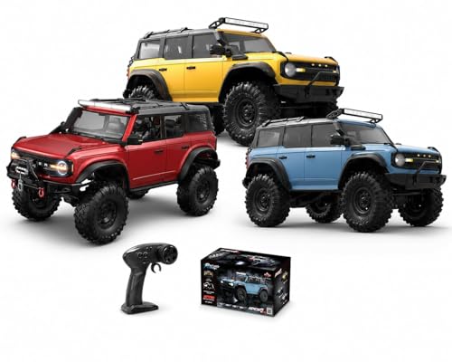 Image of RC Off-Road Truck, RC Car, Remote Control Car, Full Proportional RC Rock Crawler Car 4x4 1 /16 2.4GHz 4WD RC Truck, 15km /h Light Hobby Grade for Kids, Multicolor...