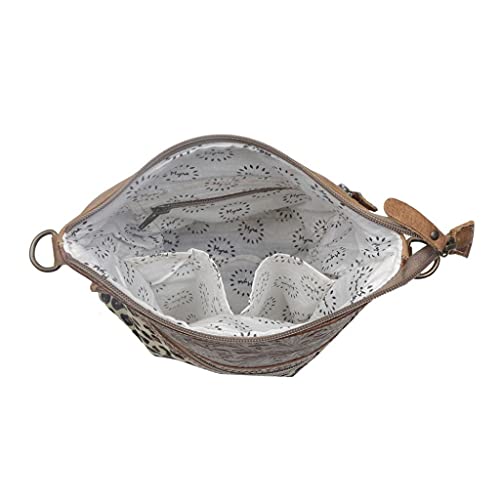 Image of Myra Bag Hairon Leopard Print Bag for Women - Leopard Print Purses for Women with Real Cowhide, Hair On Animal Pattern Purse