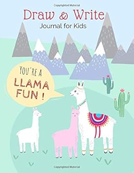Paperback Draw and Write Journal for Kids: Primary Composition Notebook / Journal, Half Blank Page, Wide Ruled for Grade School Boys and Girls, Llama Fun Design (Creative Writing Practice Workbooks) Book