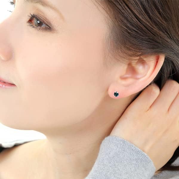 ロンドン ブルートパーズ プラチナ Pt900 4mm ピアス レディース ロンドン ブルートパーズ プラチナ Pt900 4mm ピアス レディース