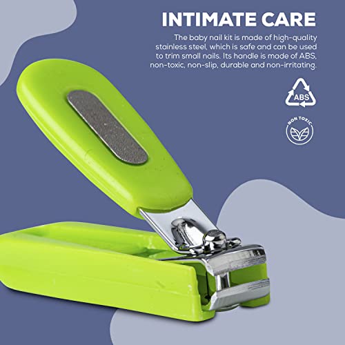 Image of Baybee Baby Nail Clipper, Safety Nail Cutter for New Born Babies Infant Toddler, Manicure Pedicure Care | Baby Nail Cutter Clipper Care | Nail Clipper for New Born Baby (Pack of 2)