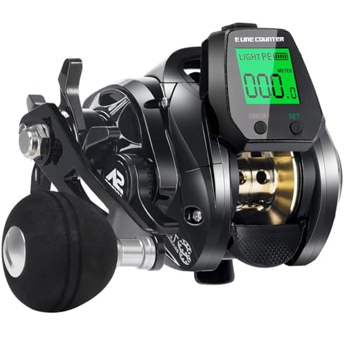 With 22lb Max Drag 7.2:1 High-speed Gear Ratio Left Handed Freshwater Saltwater Compact Design Black Tx800