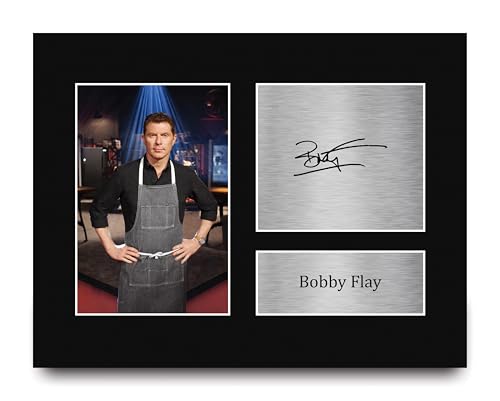 HWC Trading Bobby Flay Gifts Printed Signed Autograph Picture for Master Chef and Culinary Fans - US Letter