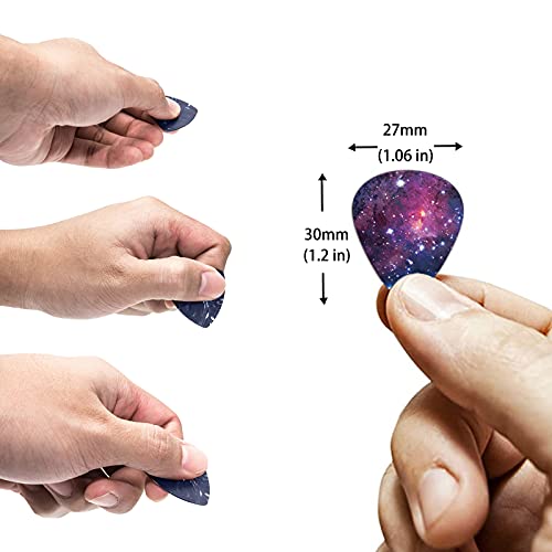 Horeset Blue Sea Turtle Pattern Adjustable Guitar Strap+6 Picks,Guitar Strap Set For Men Boys,Guitar Accessories For Acoustic And Electric Guitars #TOP6