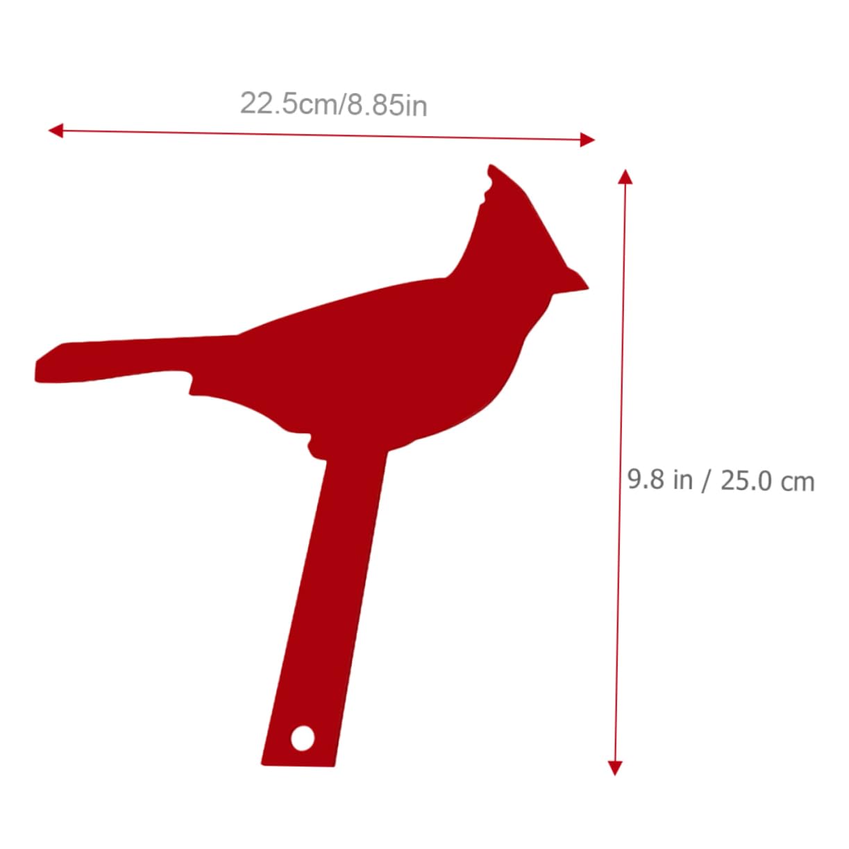 FUNOMOCYA Cardinal Bird Mailbox Decor Garden Sign Stake Ornament for Outdoor Mailbox Decoration Unique Bird Shape Garden Accessory