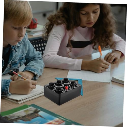 Boîte de résistance variable noire 6 décades OSALADI pour expérience de physique