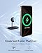 Baseus 3 in 1 Wireless Charger Stand, Qi2 15W Magnetic Charging Station with TEC Cooling, MagSafe-Compatible iPhone Charger for iPhone12-17 Series, Apple Watch, AirPods - 45W Adapter Included