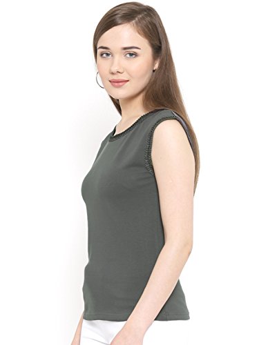 Image of RARE Women Red Lace Detail Top (EP1408)