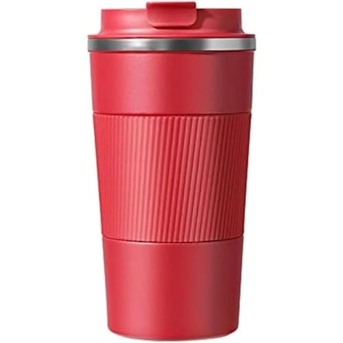 ZLBYXLU マグカップ 保温 コーヒー 蓋付き ステンレススチール 真空断熱 ホット&コールド 直飲み ビジネス ギフト ニュートラル アウトドア ピクニック 釣り 登山 サイクリング キャンプ 380ml 510ml 携帯マ (A,M)