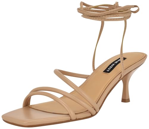 Nine West Women's Hendy Heeled Sandal, Light Natural 110, 8 by Nine West - Used condition - CA$38.84