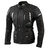 MEMBRANA REISSA - le permitirá olvidarse de mojarse si comienza a llover durante su viaje en motocicleta. Es impermeable y transpirable, lo que mejorará la comodidad de conducción. Debido a que la membrana es desmontable, en los días calurosos puedes despegarla de la chaqueta.
