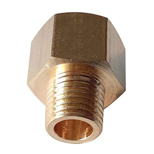 Adattatore Per Raccordo Filettato 1/8 Maschio BSP A NPT - Ottone, Connettore Per Tubi